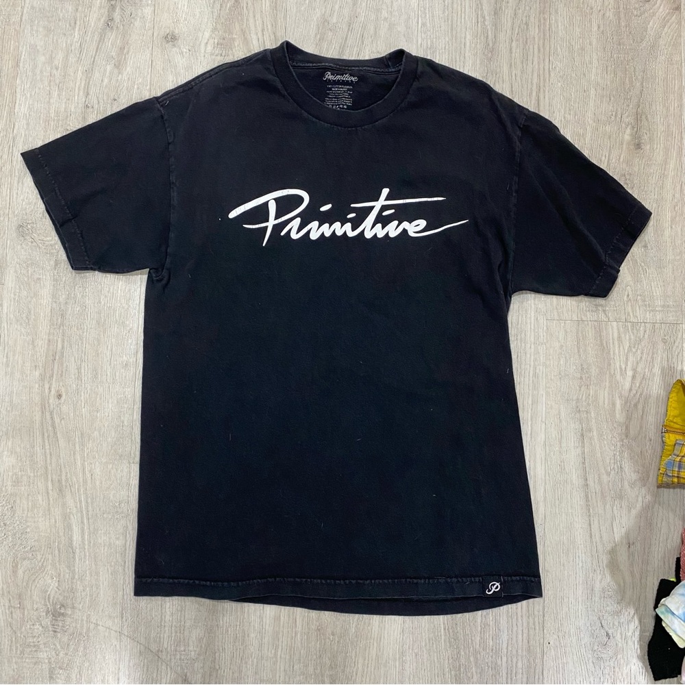 Men primitive black shirt size large